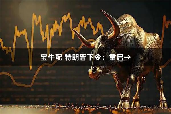 宝牛配 特朗普下令：重启→