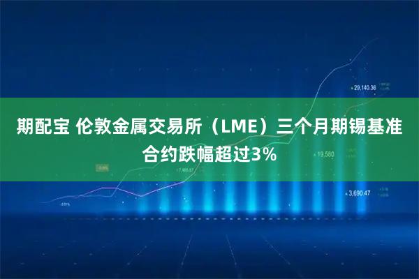 期配宝 伦敦金属交易所（LME）三个月期锡基准合约跌幅超过3%