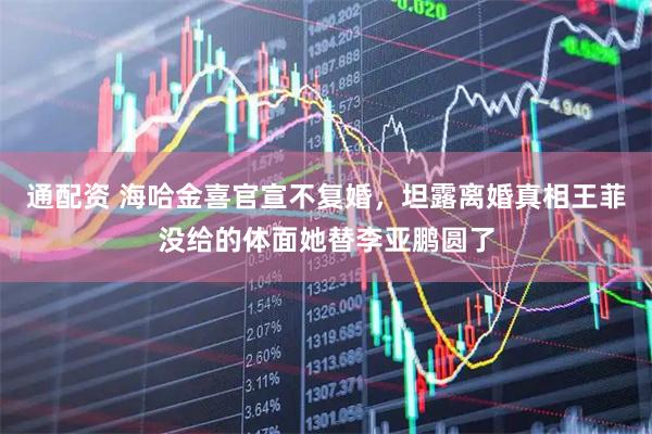 通配资 海哈金喜官宣不复婚，坦露离婚真相王菲没给的体面她替李亚鹏圆了